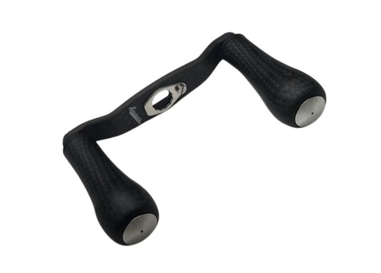 STUDIO COMPOSITE Monocoque Carbon Knob Complete Model Carbon Crank Handle RC-SC 86mm #Silver