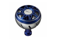 SLP WORKS Daiwa Color Aluminum Round Handle Knob M #Silver/Blue