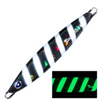 VALLEYHILL Dragon Q Metal Axis 165g #21 Secret Black/Zebra Glow