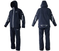 GAMAKATSU GM3685 Gore-Tex InfiniumTM Rain Suit Black Works (Black) M