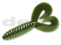 DEPS DeathAdder Grub Twin-Tail 4.5" #02 Watermelon Seed