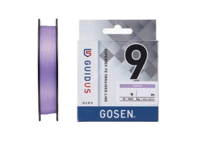 GOSEN Guidus PEX9 [Purple] 200m #0.6 (15lb) Fishing lines buy at