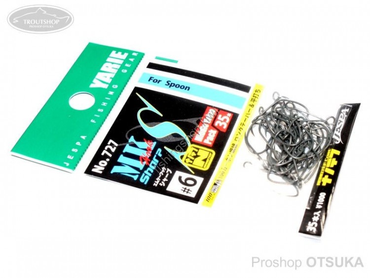 YARIE MK Sharp Hook 727 #8 (35pcs)