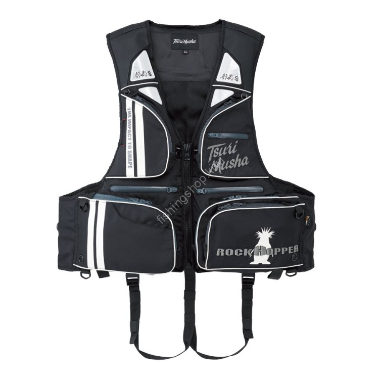 TSURI MUSHA V00904 Cordura Dial Vest [Gray] LL