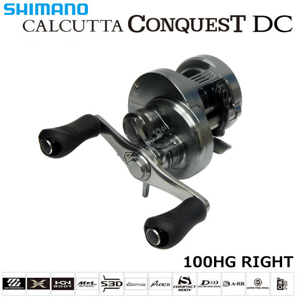 SHIMANO 20 Calcutta Conquest DC 100HG