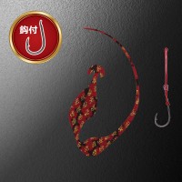MATSUOKA SPECIAL Single Swim with Hooks #Zebra Red Gold Lame