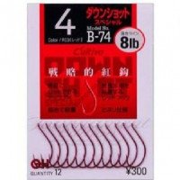 OWNER C'ultiva Downshot Hook SP B-74 [Bloody Red] #8