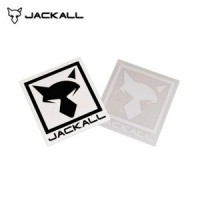 JACKALL JK Cutting Sticker Square L Black