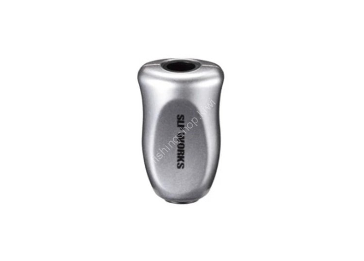 SLP WORKS Daiwa I-Shape Cork Knob #Metallic Silver
