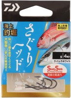 DAIWA Kaijo Tsuribori Saguri Head SS 1.0g #Keimura White