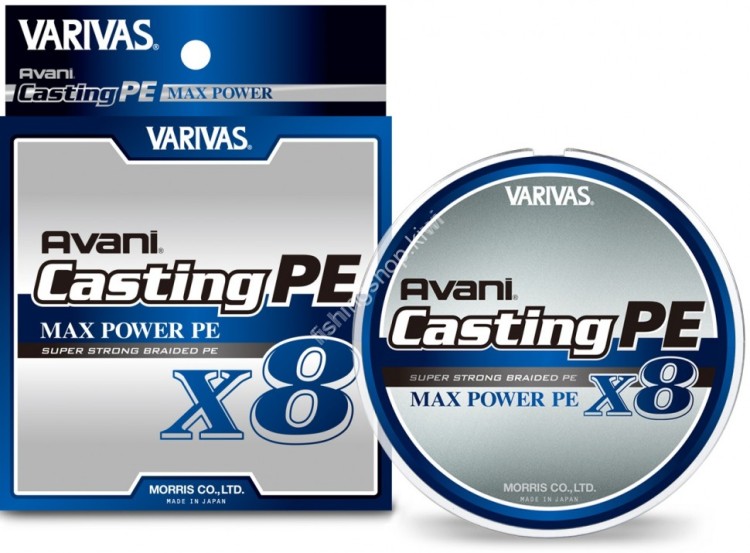 VARIVAS Avani Casting PE Max Power x8 [White Base Marking Line] 300m #12 (150lb)