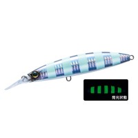DUEL Hardcore Bullet Fast (S) 140mm 	45g #13 HZLS Zebra Glow Silver