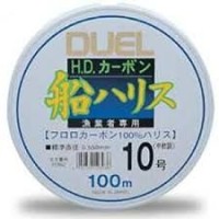 DUEL H.D.Carbon Fune Leader [Clear] 200m #8 (30lb)