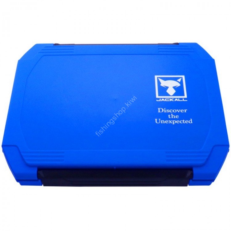 JACKALL 2300D W Open Tackle Box M Blue
