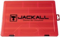 JACKALL 3000D Tackle Box L Clear Red