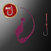 MATSUOKA SPECIAL Single Swim with Hook #Purple Red Lame