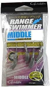 GAMAKATSU Range Swimmer Type Middle [Silver] 5g #2/0 (4pcs)