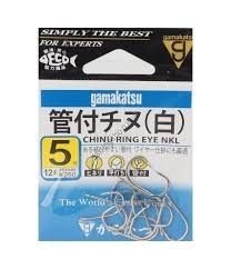 GAMAKATSU Chinu Ring Eye [White] #5 (11pcs)