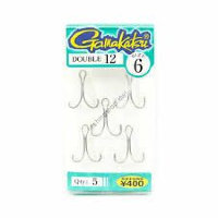 GAMAKATSU Double12 [Silver] #6 (5pcs)