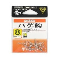 GAMAKATSU Hage Bari [White] #8 (18pcs)