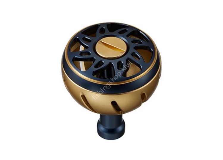 SLP WORKS Daiwa Color Aluminum Round Handle Knob L #Navy/Gold
