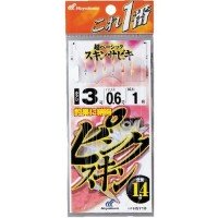 HAYABUSA Koreichiban Pink Skin Sabiki HS710 [Gold] 6 Hooks 7-1.5