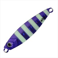 BASIC GEAR GI.Jig 40g #10 Purple Zebra