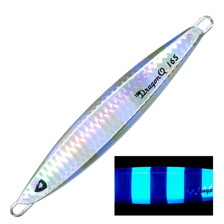 VALLEYHILL Dragon Q Metal Axis 165g #22 All Silver/Secret UV Zebra