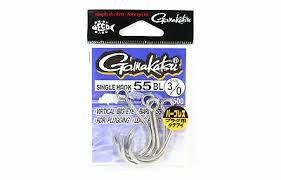 GAMAKATSU Single Hook 55BL [Silver] #3/0 (5pcs)