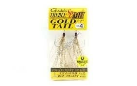 GAMAKATSU Treble SP MH Gold Tail [Silver] #4 (2pcs)