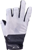 GAMAKATSU GM7291 Stretch Fishing Gloves 3 Pieces (White Polygon) M