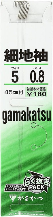 GAMAKATSU Hosoji Sleeve w/Tread [Brown] #5