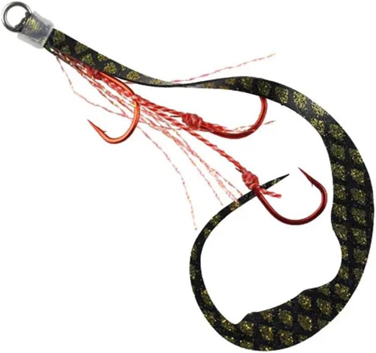 START Spare Unit Triple Hook Magi Curly Jr. S #07 Black Gold Scale