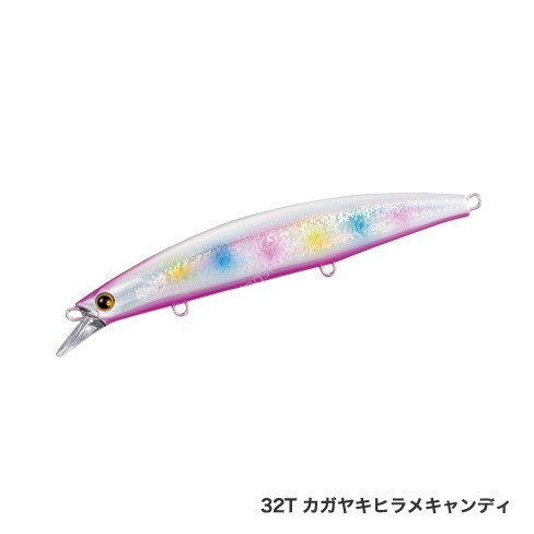 SHIMANO OM-125M Nessa Hirame Minnow III 125F # 32T Kagayaki Hirame Candy
