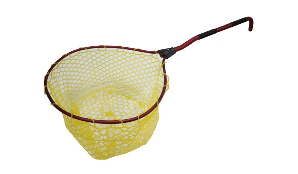 DAYSPROUT DS Rubber Landing Net Yellow Rubber Matte Red