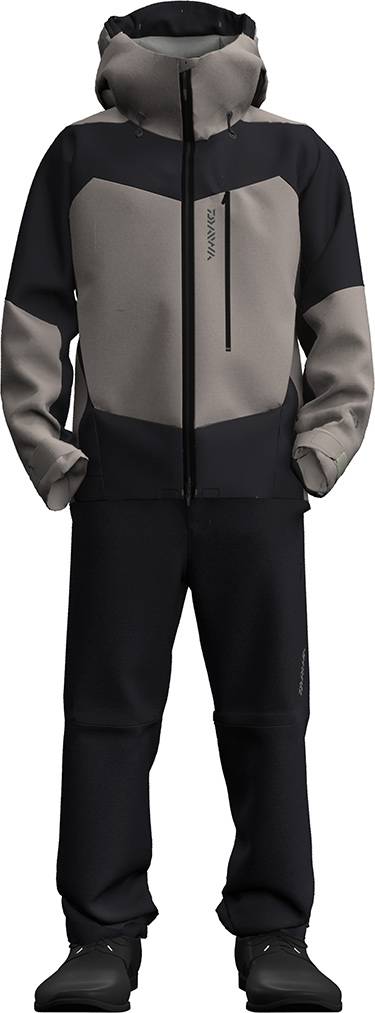 DAIWA DR-3023 Rainmax Detachable Rain Suit Gray L Wear buy at