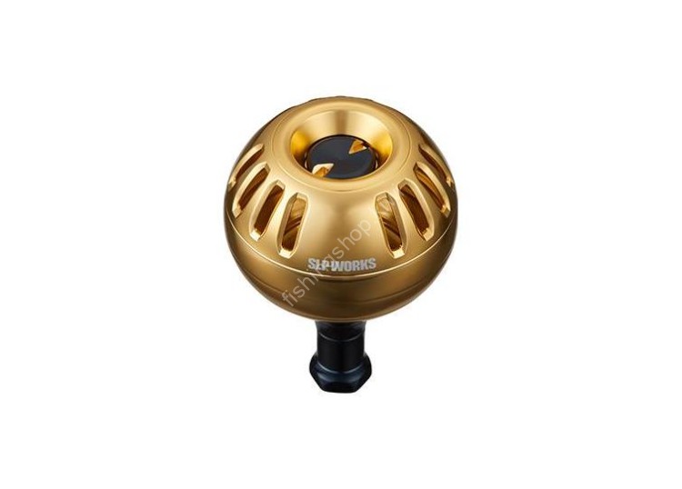 SLP WORKS RCS 25 Saltiga Aluminum Power Round Knob 47mm #Gold