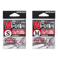 KATSUICHI Double Rolling Tail Hook M (4pcs)