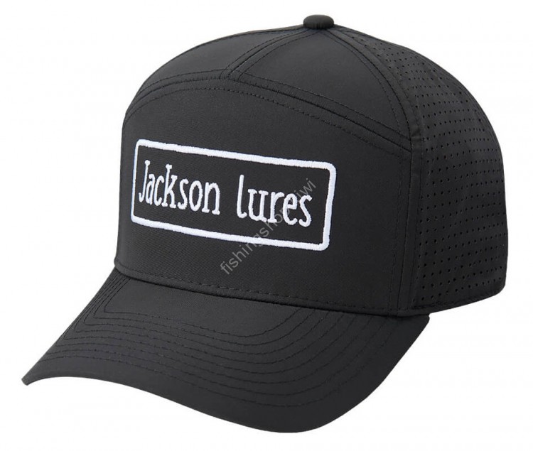 JACKSON Water-repellent Seven Panel Cap Black