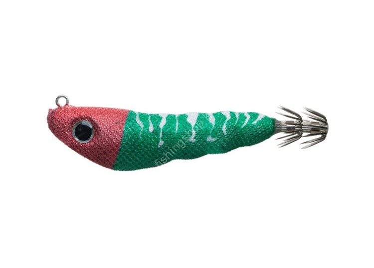 KIZAKURA Egi-bow Yari Bottomer No.20 80g #Zebra Red/Green
