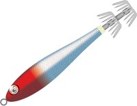 KIZAKURA 61712 Egi-bow Dia Metal No.20 #05. Blue Glow Red Head