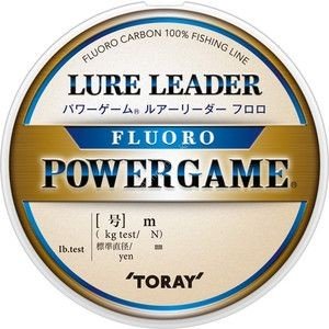 TORAY Powergame Lure Leader Fluoro [Natural] 30m #8 (30lb)