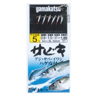 GAMAKATSU Chika Kin Sode Sabiki 6 Piece Rig [White] 7-1