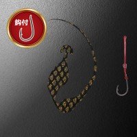 MATSUOKA SPECIAL Single Swim with Hook #Black Gold Lame