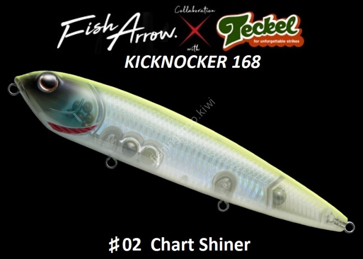 FISH ARROW×teckel Kicknocker 168 #02 Chart Shiner