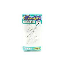 GAMAKATSU Double12 [Silver] #8 (5pcs)