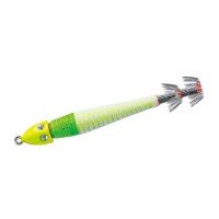DUEL A1719 Lead Squid Jig No.15 #10 YLH Yellow Lime Head