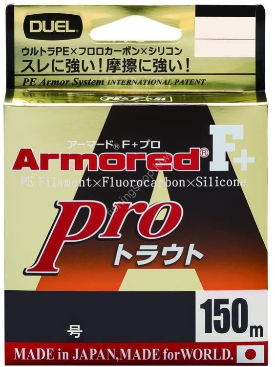 DUEL Armored F+ Pro Trout [Orange] 150m #0.4 (7lb)