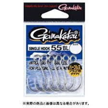 Gamakatsu Single Hook 5 55BL(Silver) 4 / 0