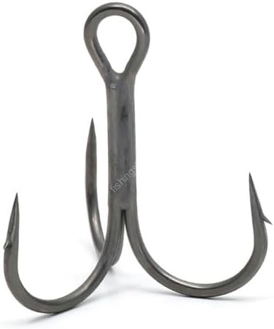 DEPS Treble Hook Out Barb [Fluorine Coating] #1/0 (5pcs)